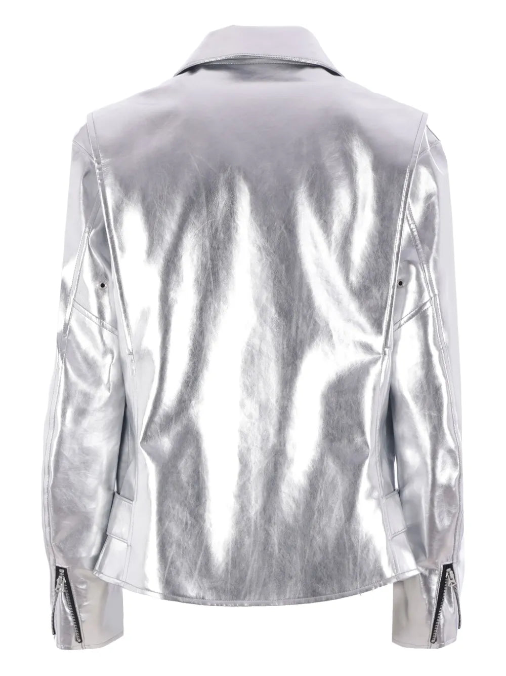 Metallic Biker Jacket