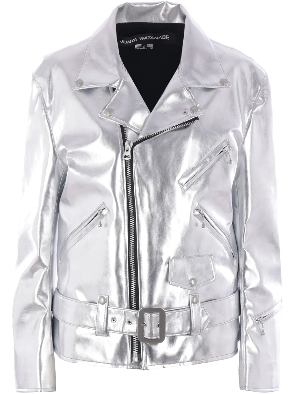 Metallic Biker Jacket