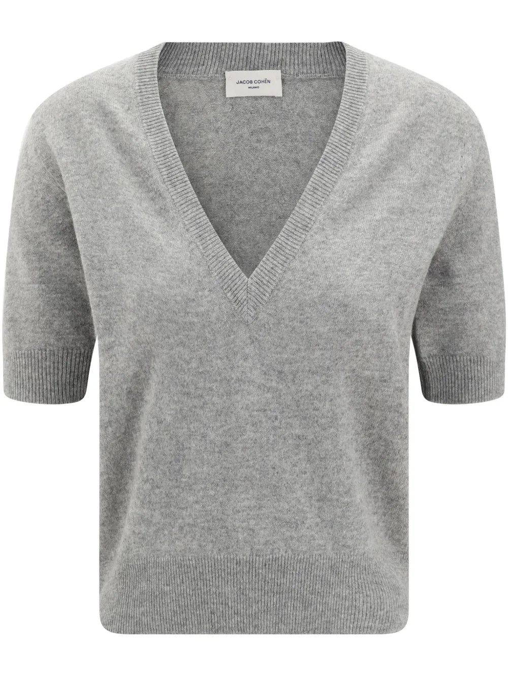 Short-Sleeve V-Neck Top
