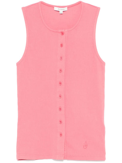 Buttoned Tank Top