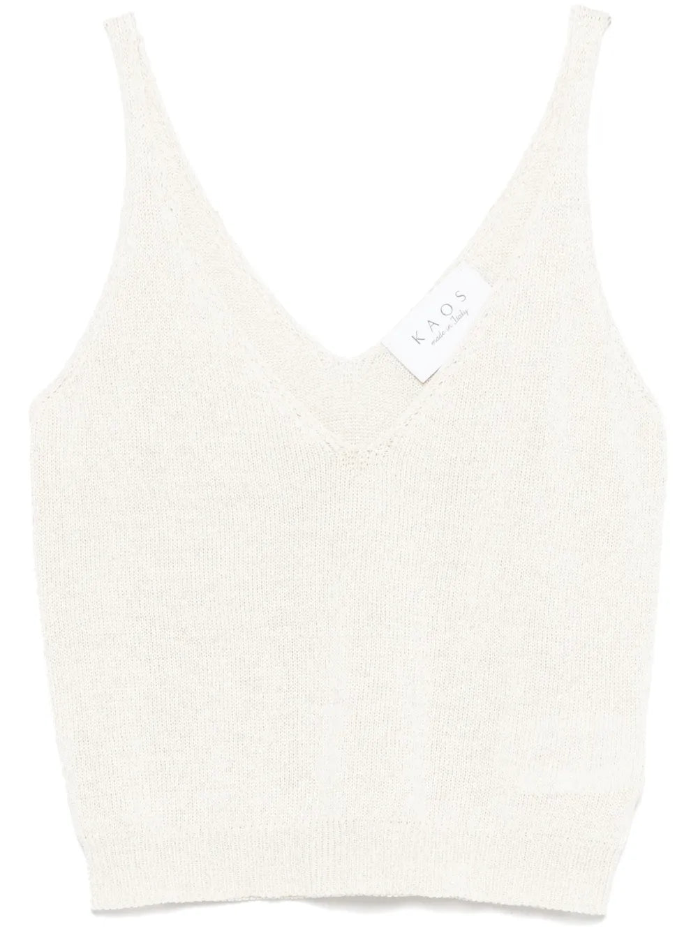 Metallic-Threading Tank Top