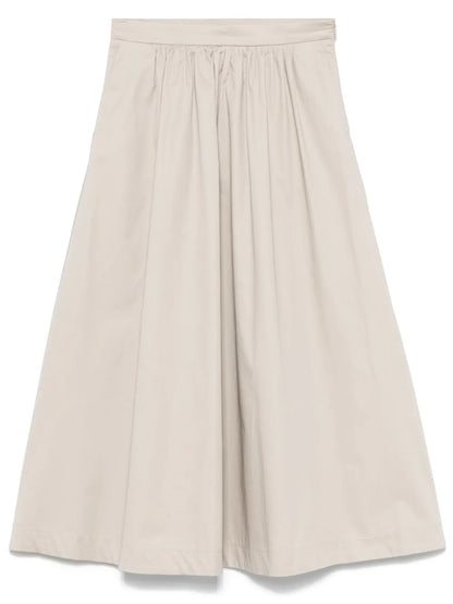 Flared Midi Skirt