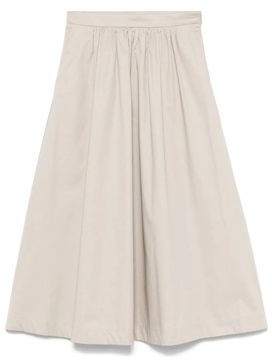 Flared Midi Skirt