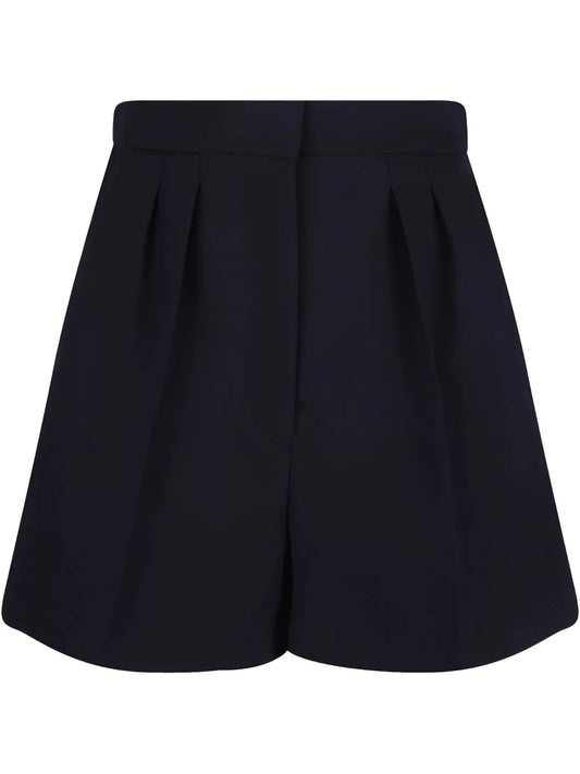 Pleat-Detail Shorts