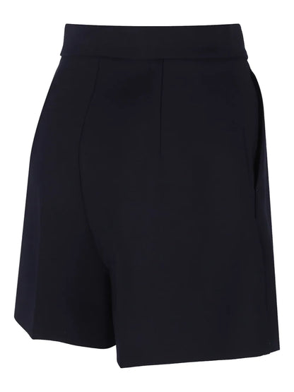 Pleat-Detail Shorts