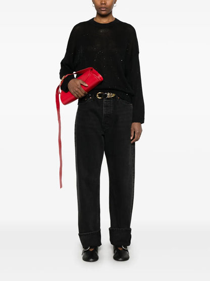 Sequin-Embellished Sweater