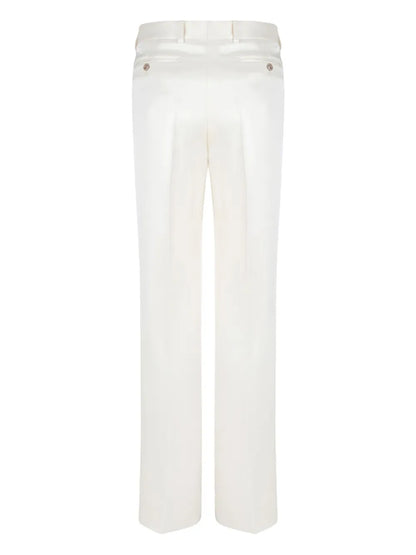 Satin-Trim Trousers