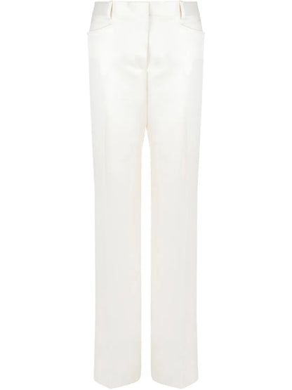 Satin-Trim Trousers