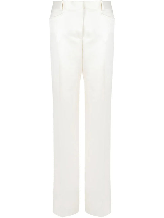 Satin-Trim Trousers