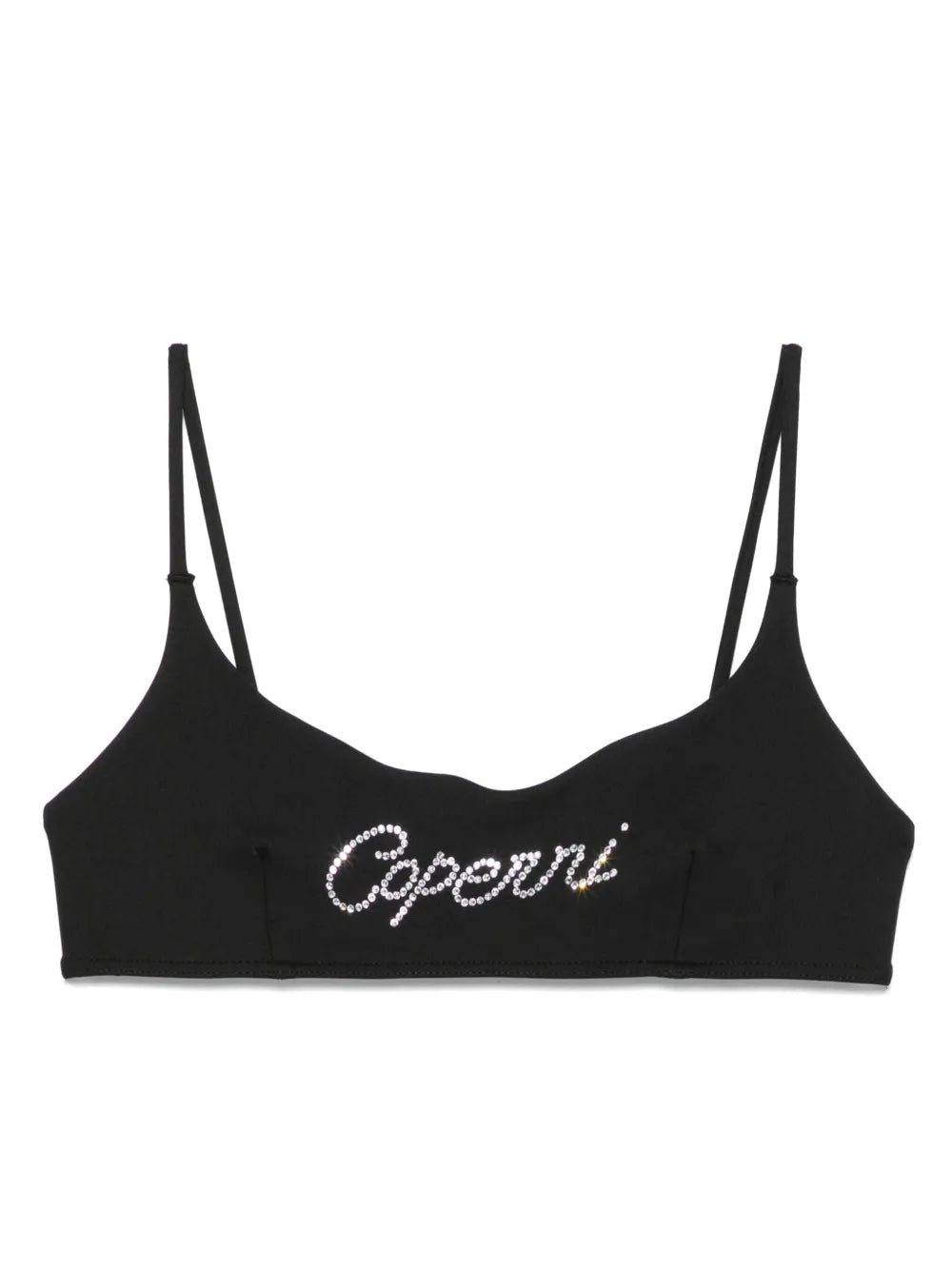 Crystal-Logo Bikini Top