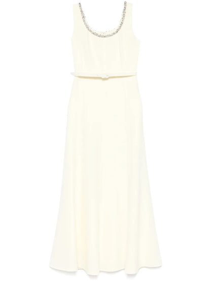 Embellished Cady Maxi Dress