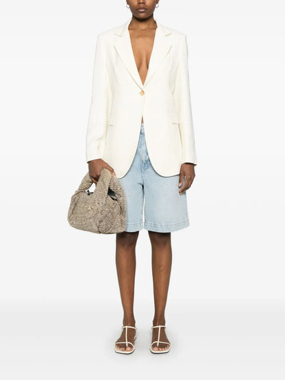 Paisley-Jacquard Blazer