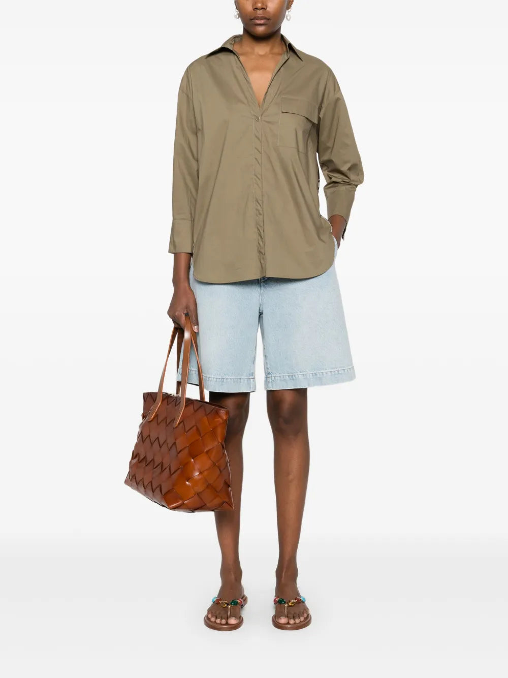 Panelled Shirt