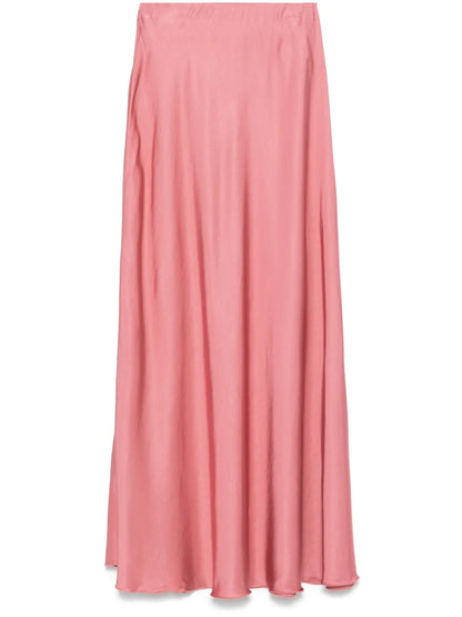 Satined Midi Skirt