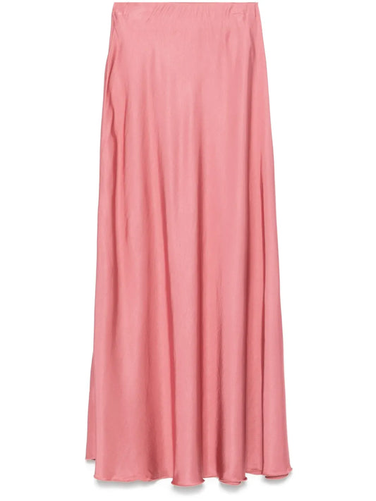 Satined Midi Skirt