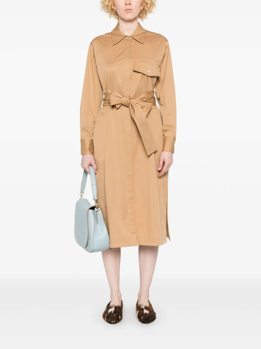 Belted Midi Dress