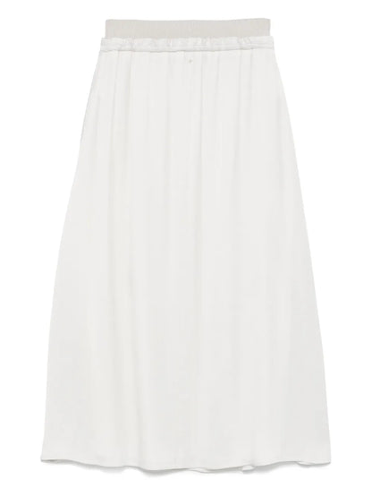 Drawstring Midi Skirt