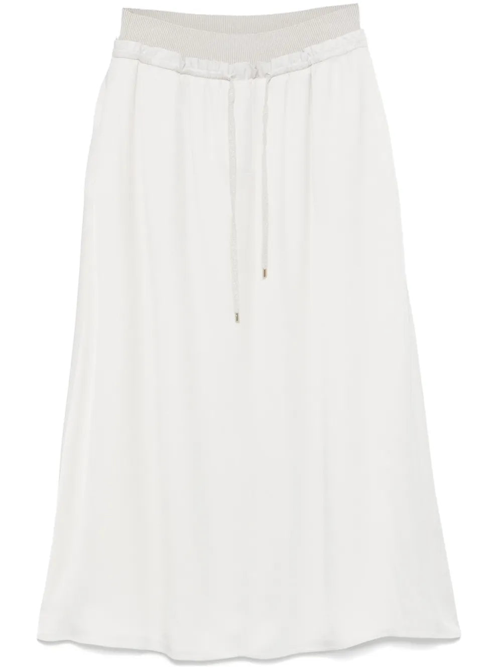 Drawstring Midi Skirt