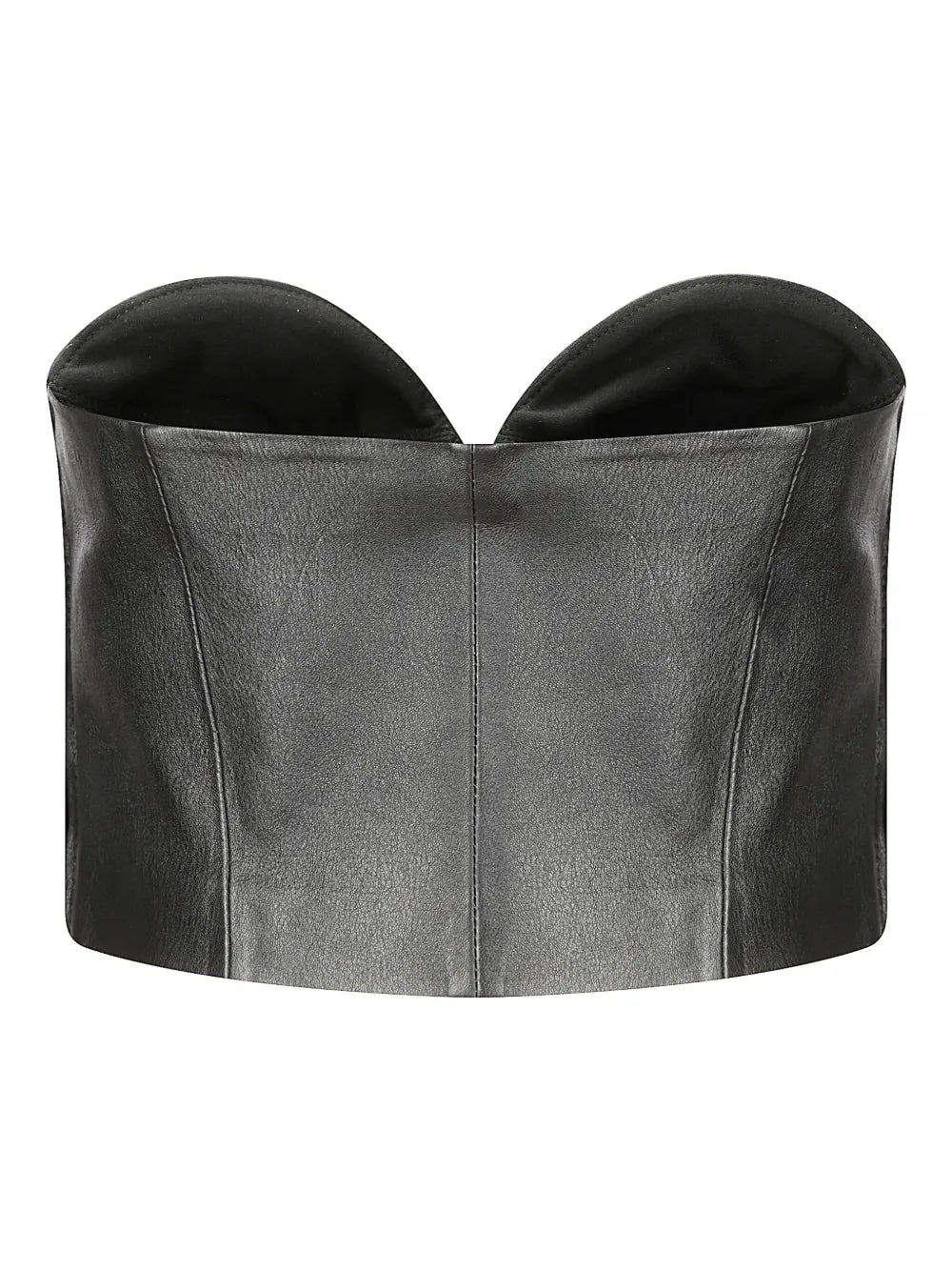Leather Bustier Top