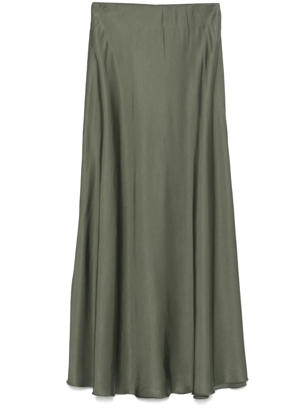 Satined Midi Skirt