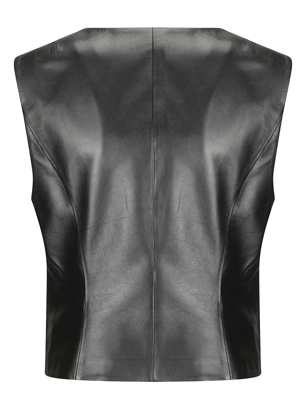 Leather Mini Gilet