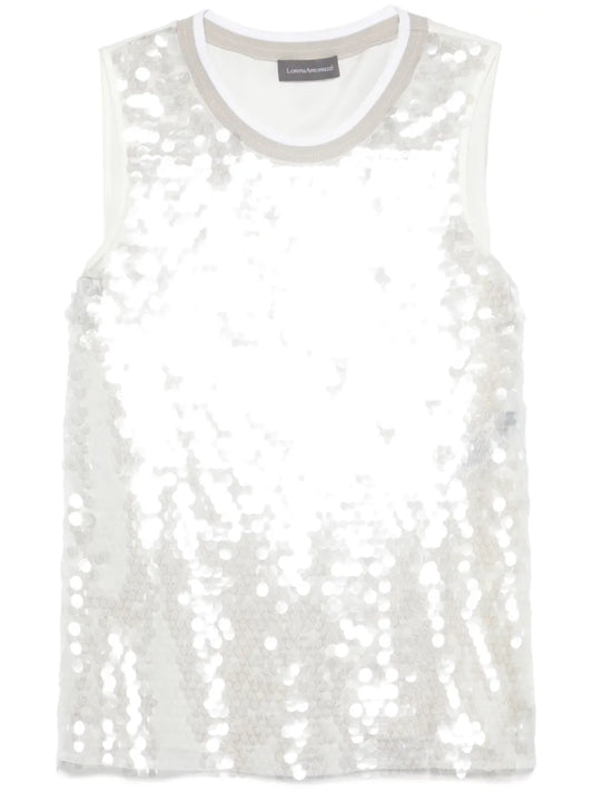 Sequined Tank Top