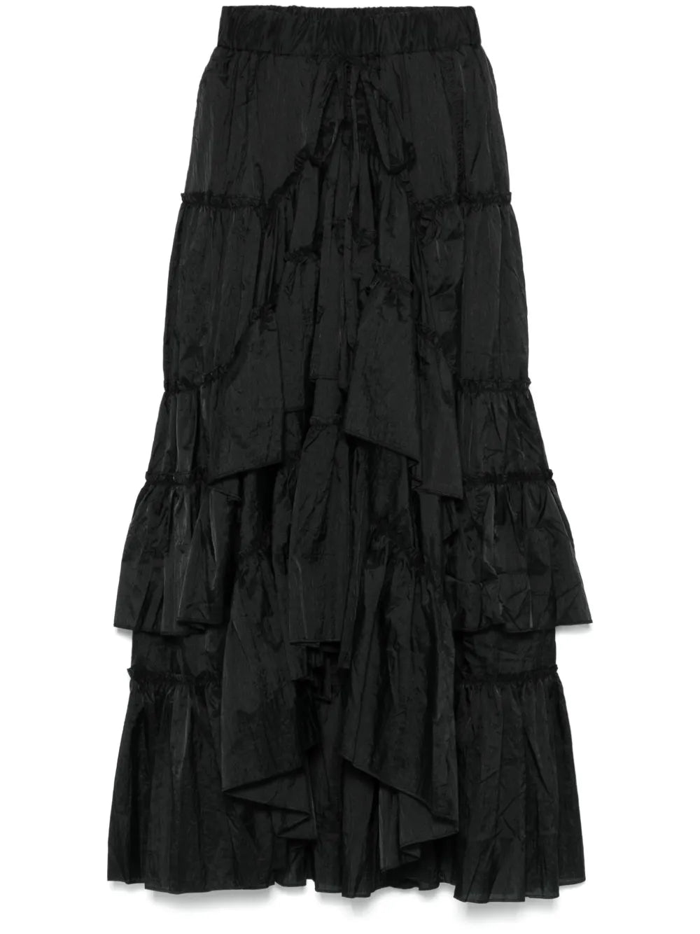 Tiered Midi Skirt