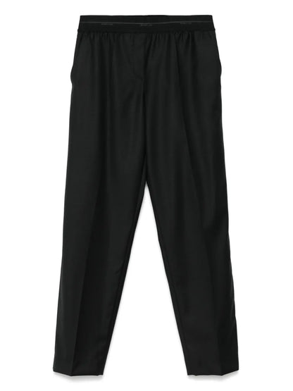Tapered-Leg Trousers