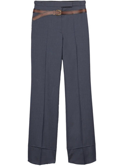 Silk-Blend Trousers
