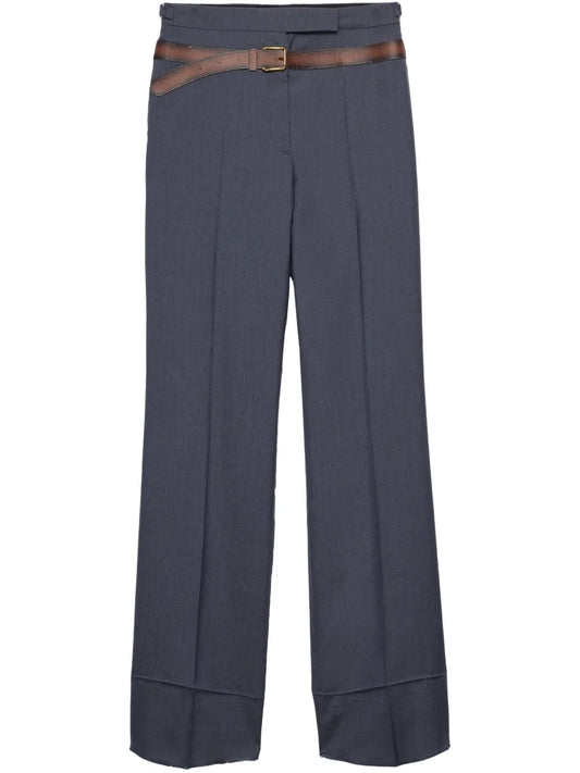 Silk-Blend Trousers