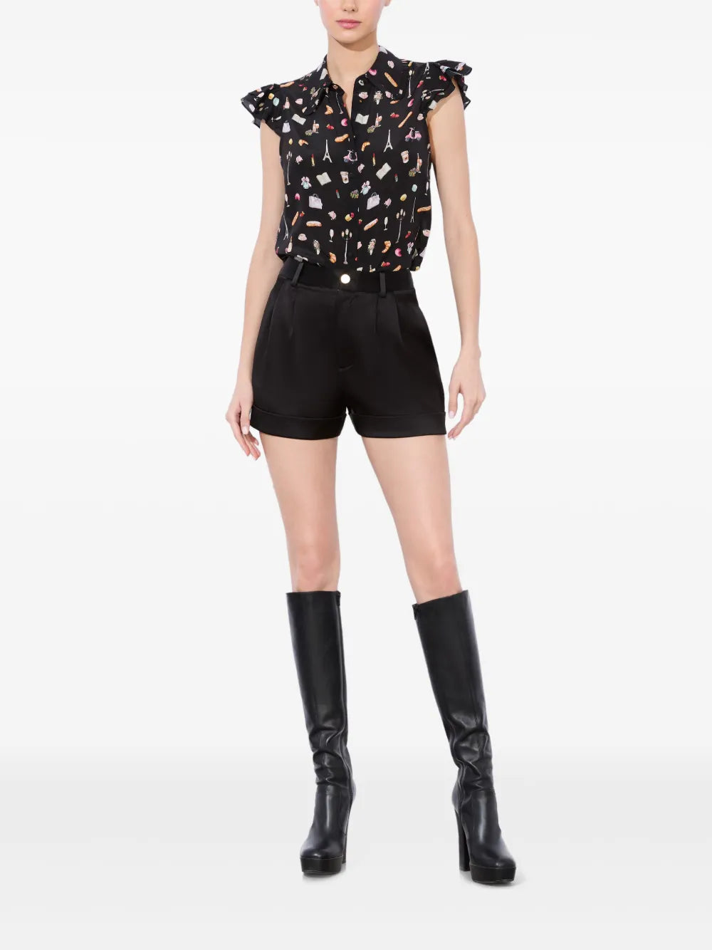 Martel Flutter Silk Blouse