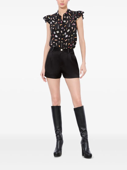 Martel Flutter Silk Blouse