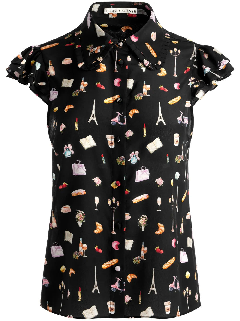 Martel Flutter Silk Blouse