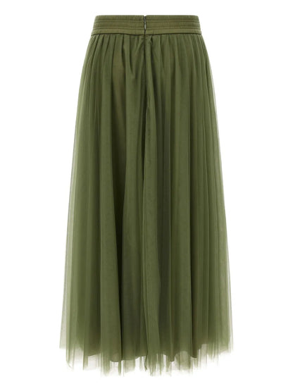 Tulle Midi Skirt