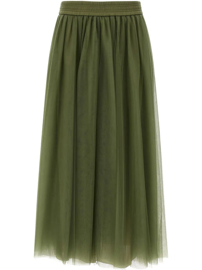 Tulle Midi Skirt