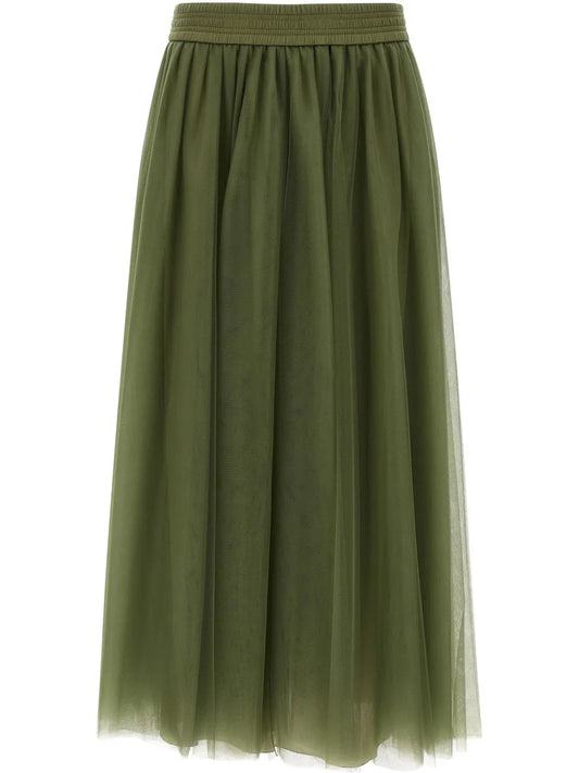 Tulle Midi Skirt