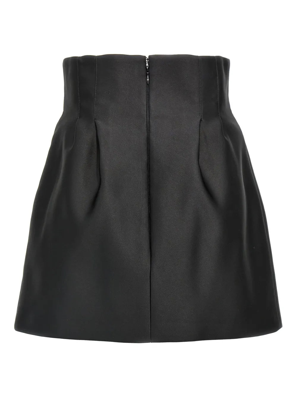 Floral-Appliqué Mini Skirt