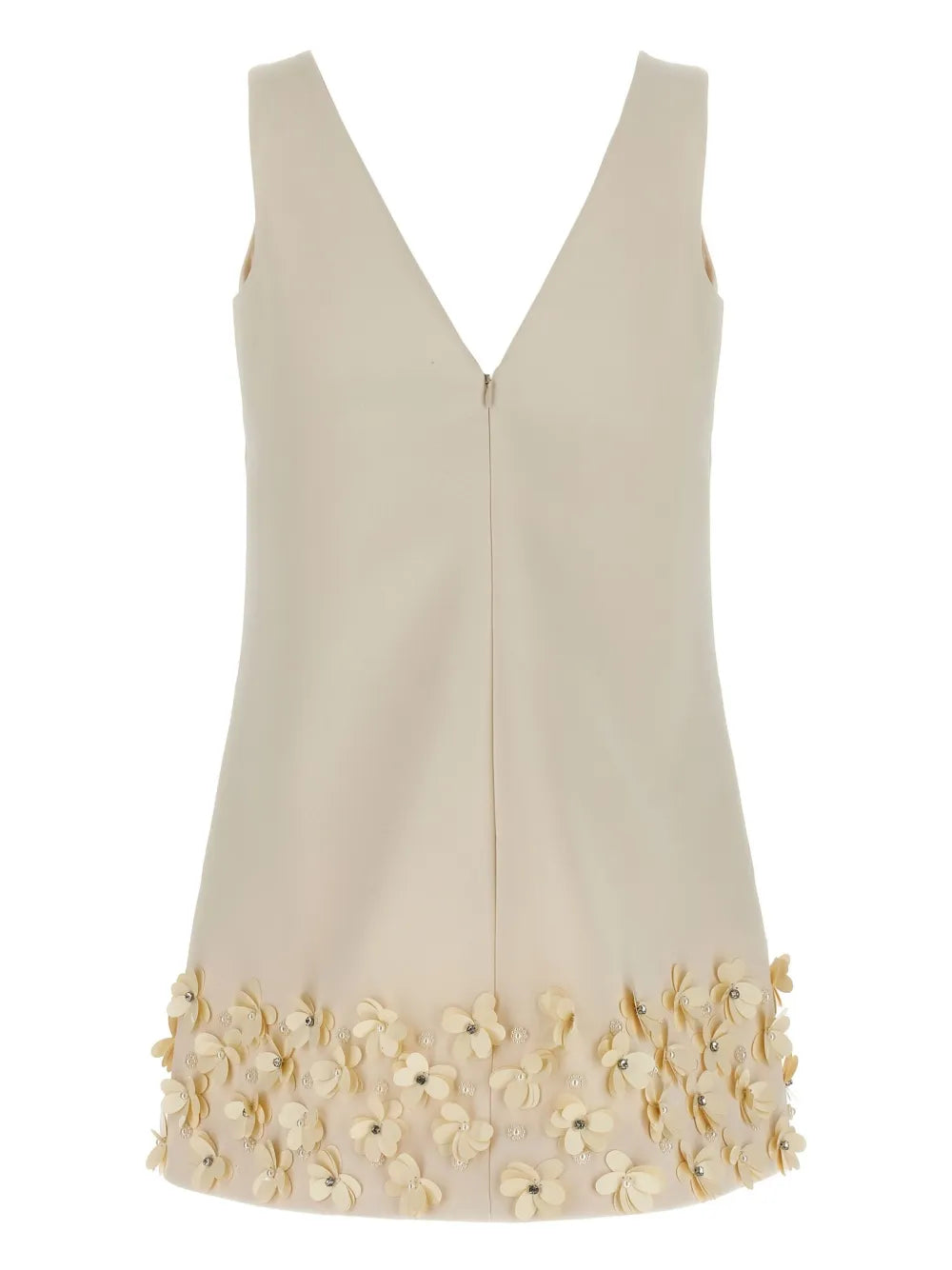Sequin-Embellished Crepe Mini Dress