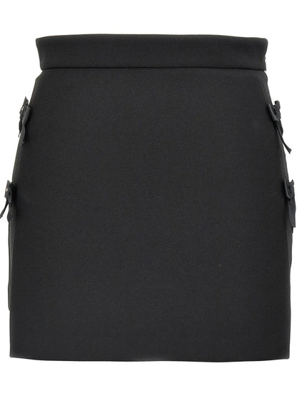 Bow-Detailing Mini Skirt