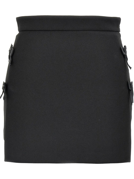Bow-Detailing Mini Skirt
