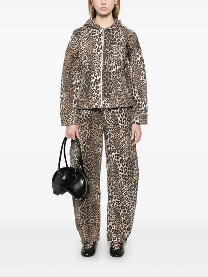 Leopard-Print Trousers