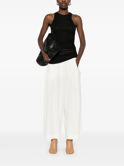 Ruched-Detailed Tank Top