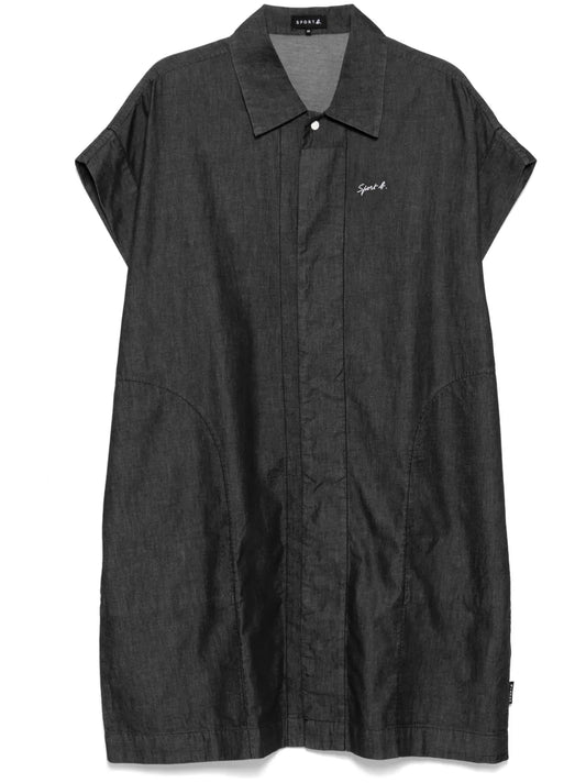 Denim Square Shirt Dress