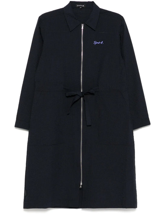 Seersucker Shirt Dress