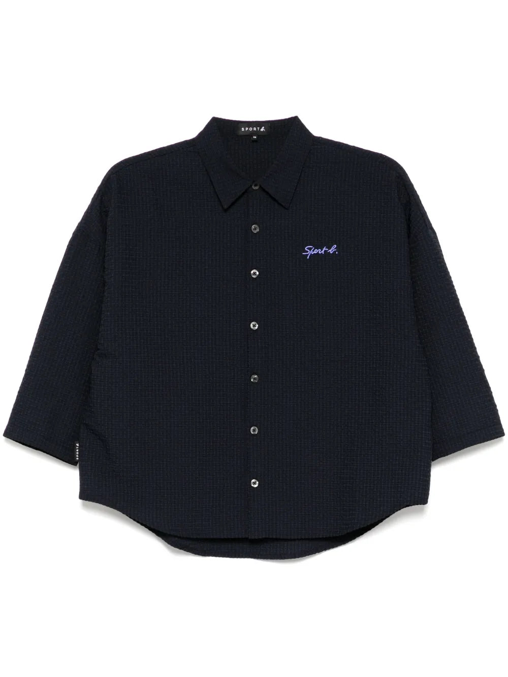 Seersucker Batwing Shirt