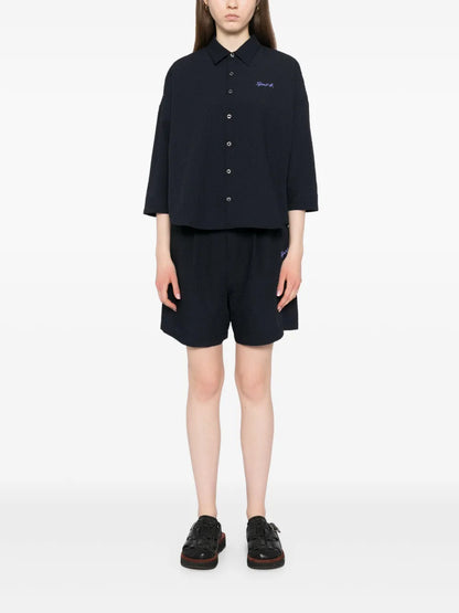 Seersucker Batwing Shirt
