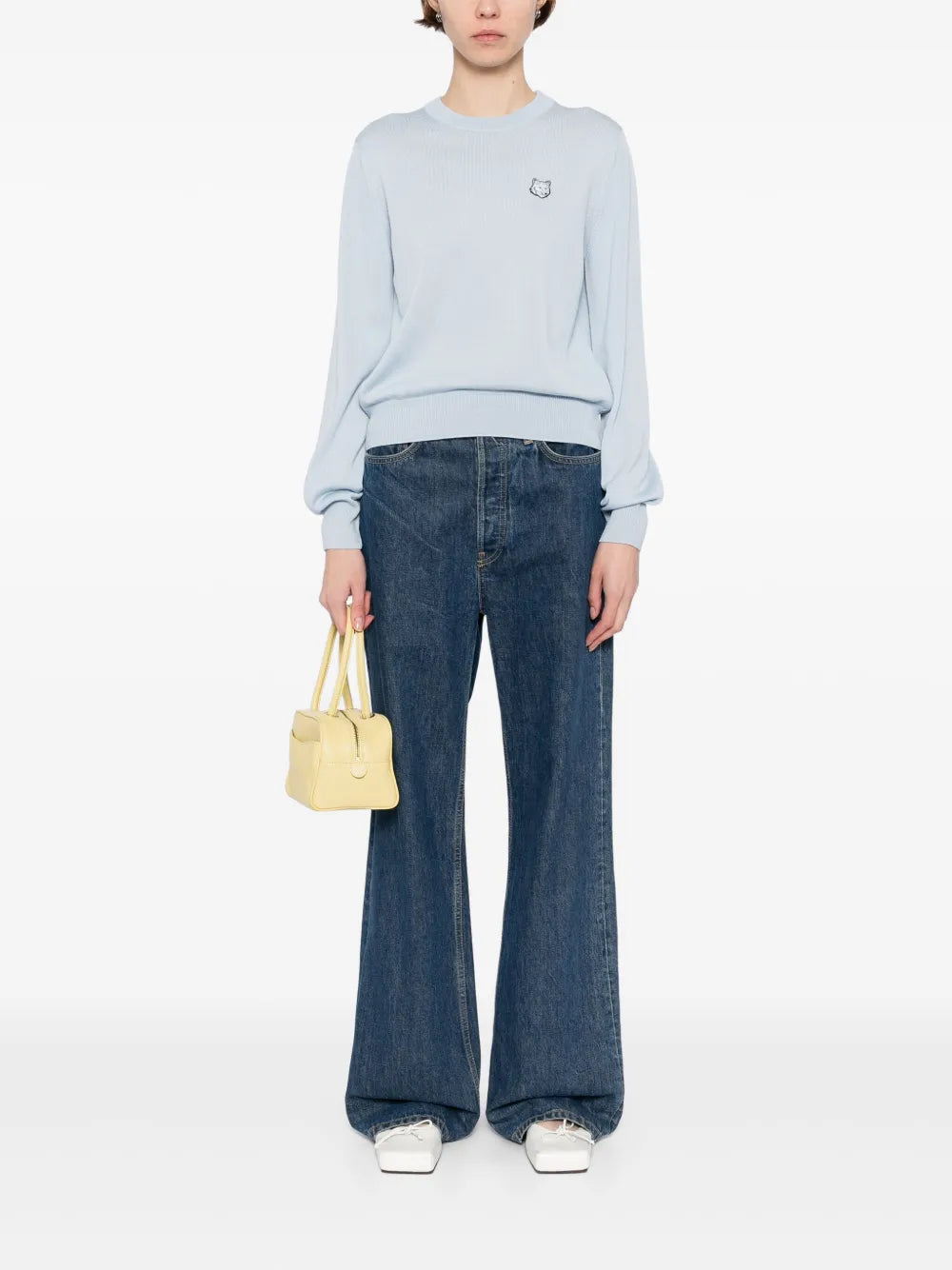 Bold Fox Head Patch Top