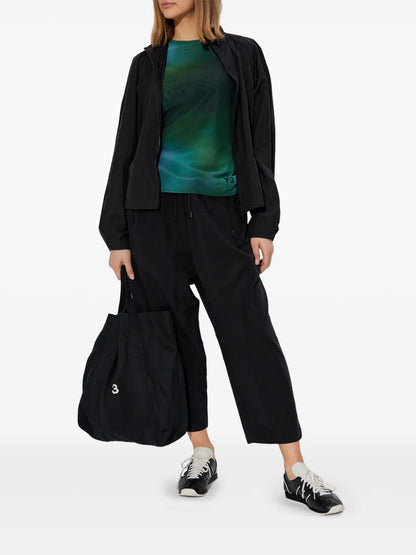 Elasticated Cropped Trousers