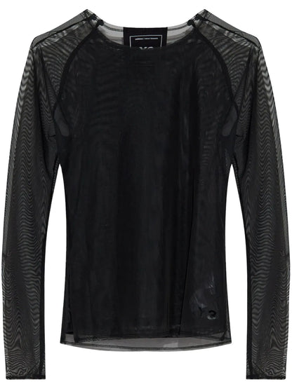 Mesh Long-Sleeve Top