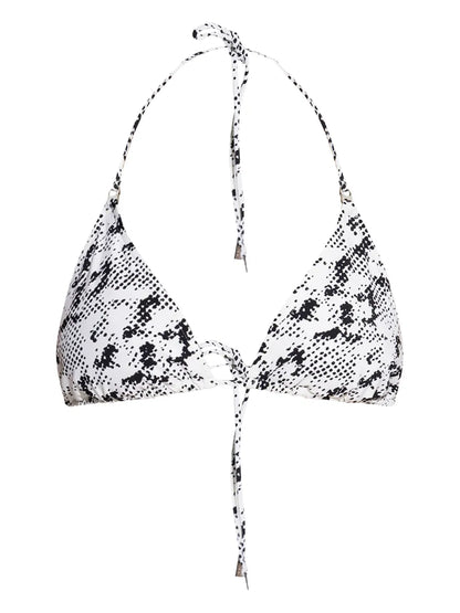 Animal-Print Triangle Bikini